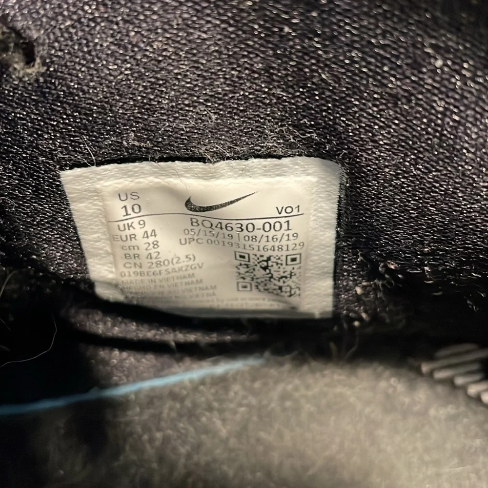 NIKE Kyrie 6‎ Jet Black White BQ 4630 001 Men's Basketball Shoe 10